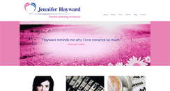 Desktop Screenshot of jenniferhaywardromance.com